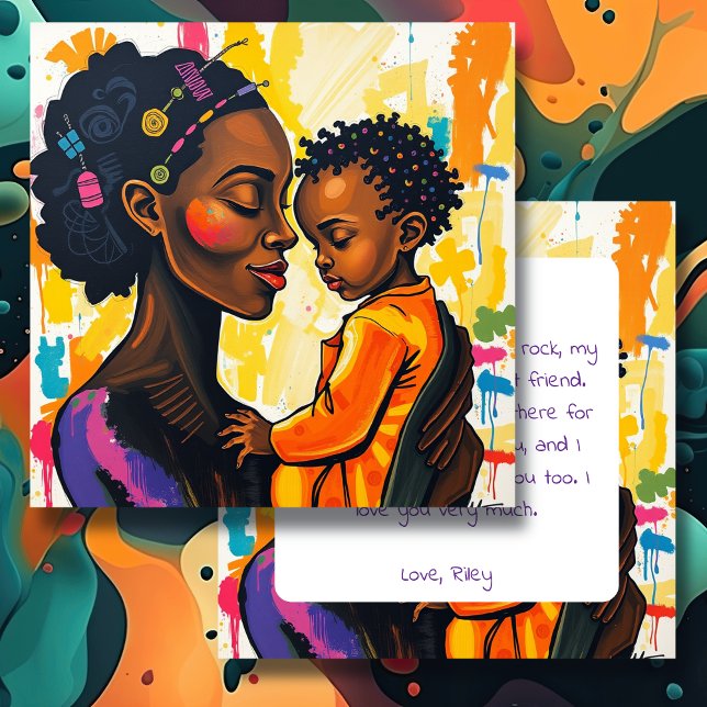 Carte Bonne fête des mères | Merci Maman (Créateur téléchargé)