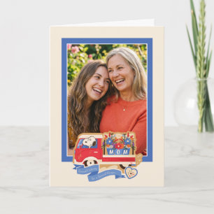 Carte Bonne fête des Mères Photo personnalisable Snoop
