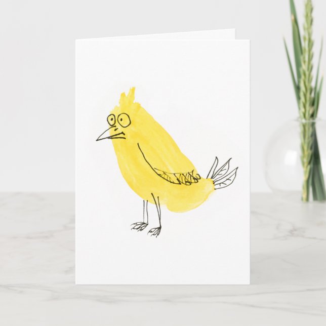 Carte Bonne fête des oiseaux ! (Devant)