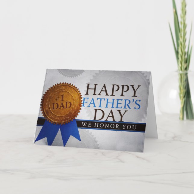 Carte Bonne Fête des pères (Devant)
