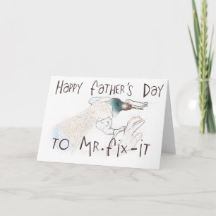 Carte Bonne Fête des pères au Handyman !