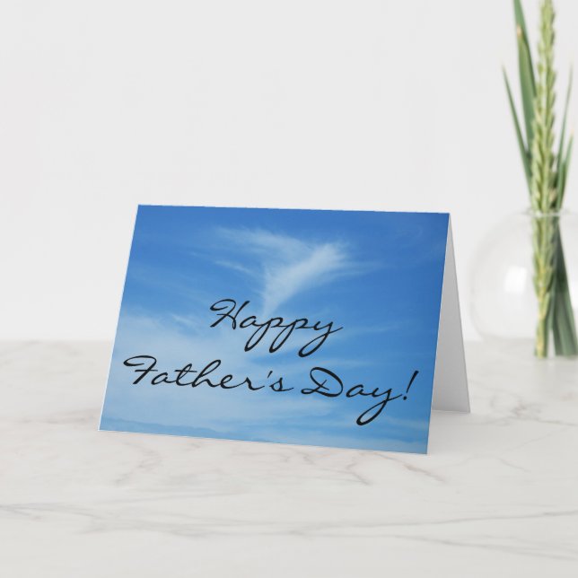 Carte Bonne Fête des pères Blue Sky Card (Devant)