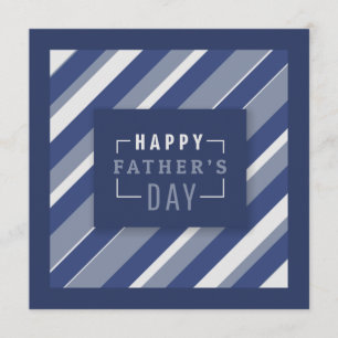 Carte Bonne Fête des pères   Cravate par bandes