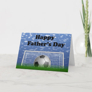 Carte Bonne Fête des pères de soccer