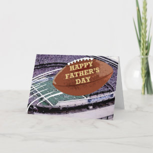 Carte Bonne fête des pères - Football