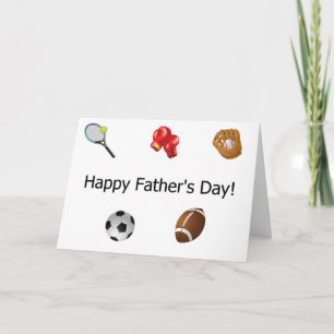 Carte Bonne Fête des pères le plus grand père sportif du
