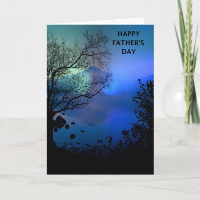 Carte Bonne Fête des pères MT Lake Card (Devant)