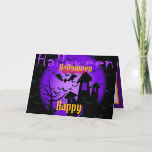 Carte Bonne fête d'Halloween