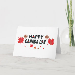 Carte Bonne fête du Canada