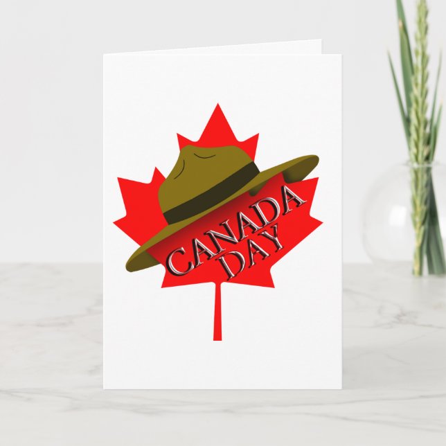 Carte Bonne fête du Canada (Devant)