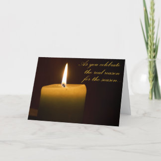 Carte Bonne flamme de solstice