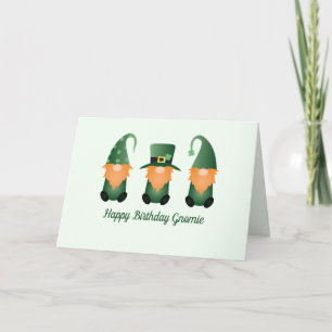 Carte Bonne Gnomie d'anniversaire