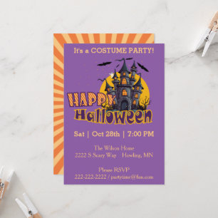 Carte Bonne Halloween Starburst
