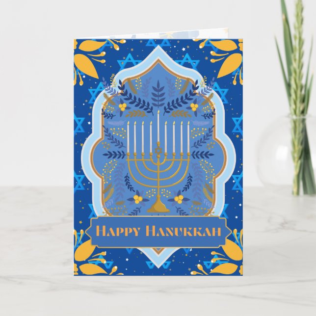 Carte Bonne Hanoukka (Devant)