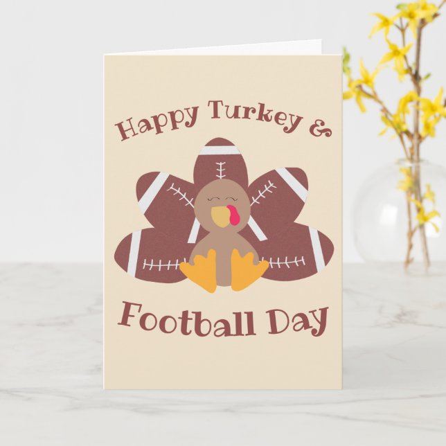 Carte Bonne Journée De La Turquie Et Du Football (Fleur jaune)
