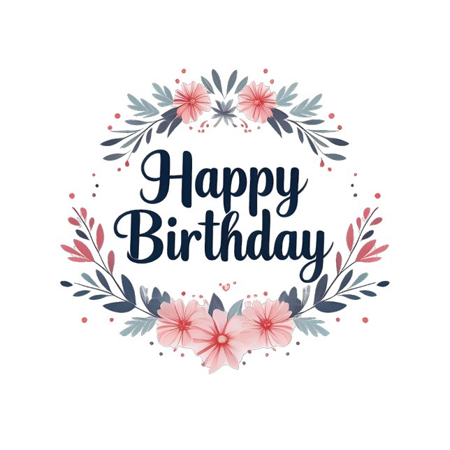 Carte Bonne journée et fête d'anniversaire (Créateur téléchargé)