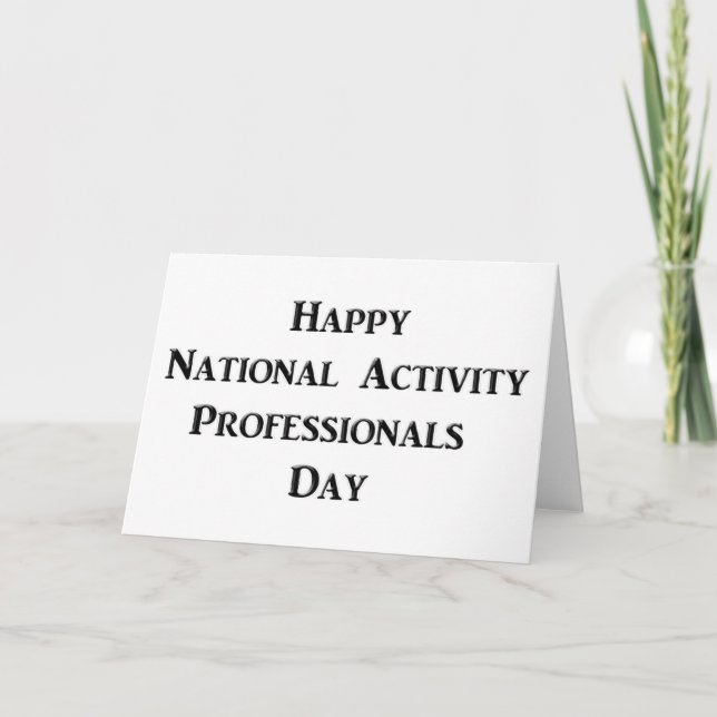 Carte Bonne Journée nationale des professionnels de l'ac (Devant)