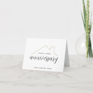 Carte Bonne maison Anniversaire Réalité