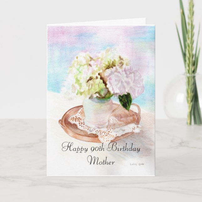 Carte Bonne maman 90e anniversaire (Devant)