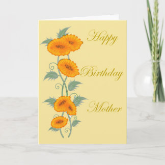 Carte Bonne mère d'anniversaire