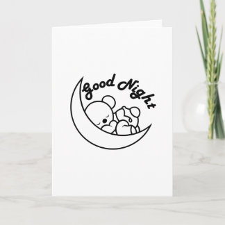 CARTE BONNE NUIT