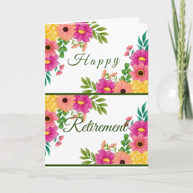 Carte Bonne retraite (Devant)