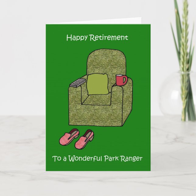 Carte Bonne retraite au merveilleux Ranger de parc (Devant)