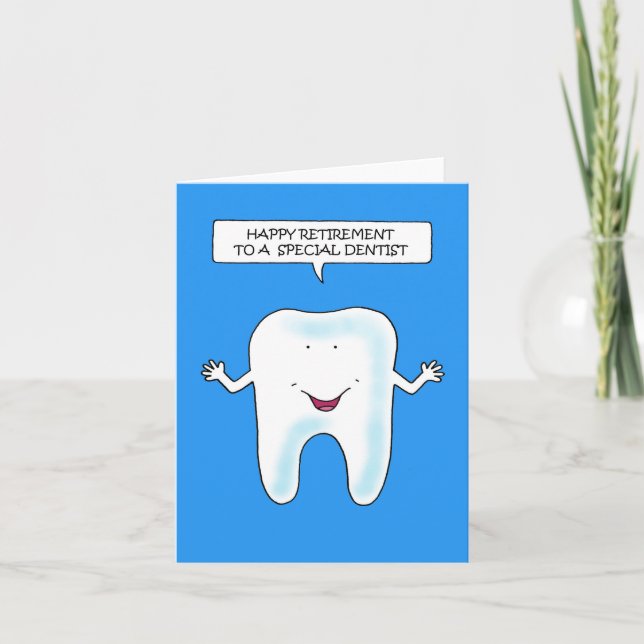 Carte Bonne retraite aux dentistes (Devant)