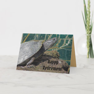 Carte Bonne retraite Humoristique Vitesse de tortue Prof