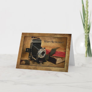Carte Bonne retraite pour photographe