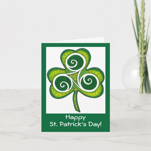 Carte Bonne Saint Patrick ! (Devant)