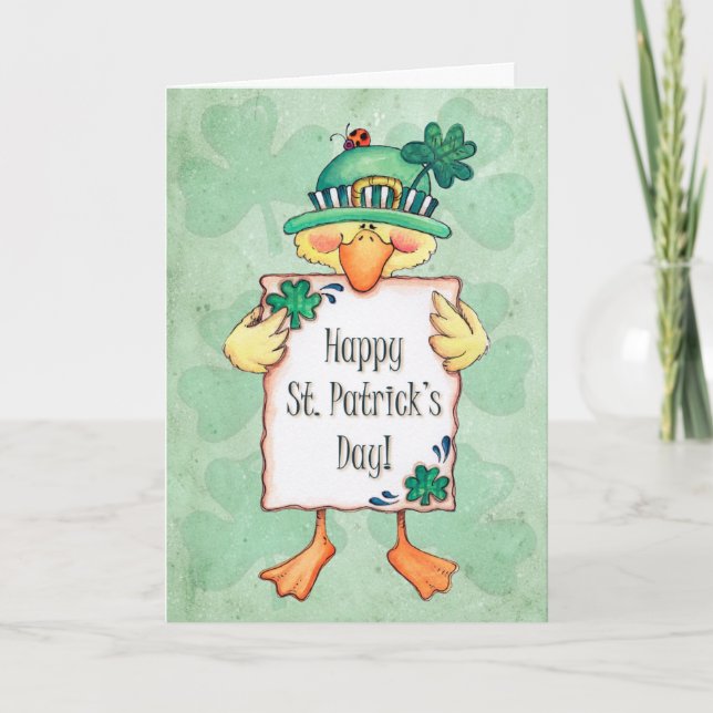 Carte Bonne Saint Patrick's Day (Devant)