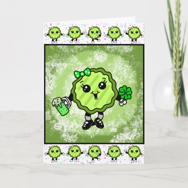 Carte Bonne Saint Patrick's Day | Drôle Vacances (Devant)