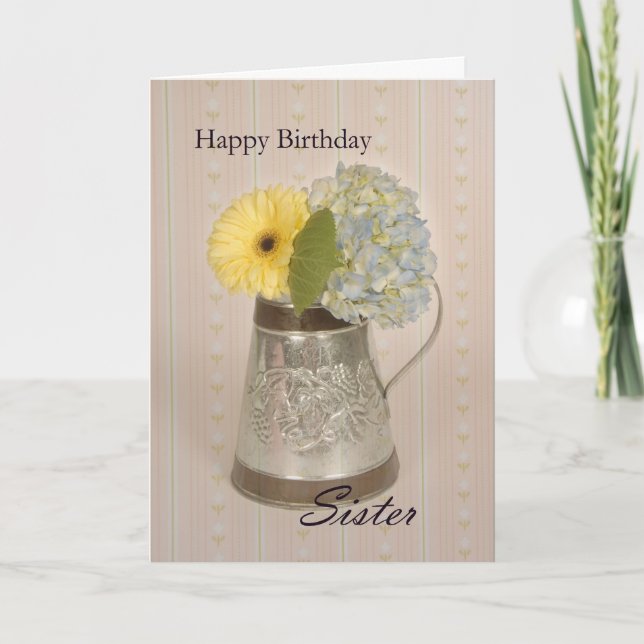 Carte Bonne soeur d'anniversaire (Devant)