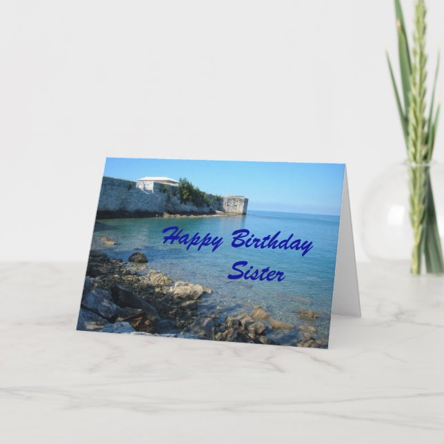 Carte Bonne soeur d'anniversaire (Devant)