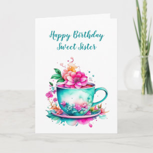 Carte Bonne Soeur Douce Anniversaire
