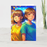 Bonne soeur jumelle anniversaire | Anime Girls