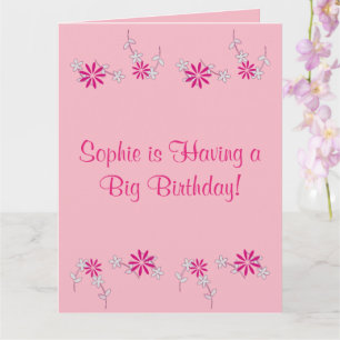 Carte Bonne Sophie d'anniversaire ! (Nom)
