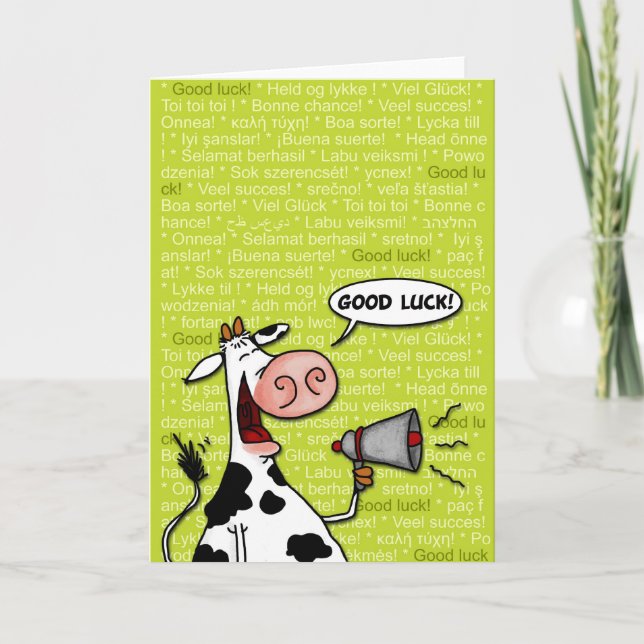 Carte bonne vache (Devant)