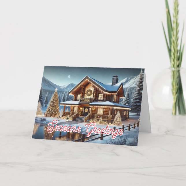 Carte Bonnes Fêtes (Devant)