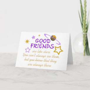 Carte Bons amis