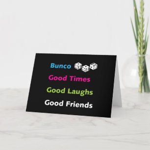 Carte bons amis #2 de bunco