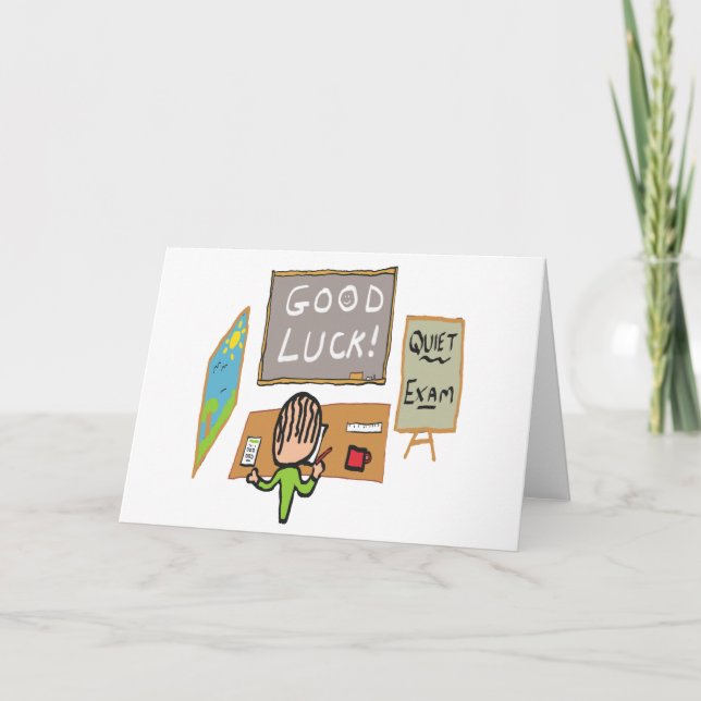 Carte Bons examens de chance (Devant)