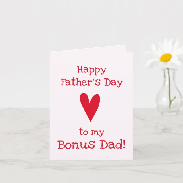 Carte Bonus Papa ! | Fête des pères drôle (Petite plante)