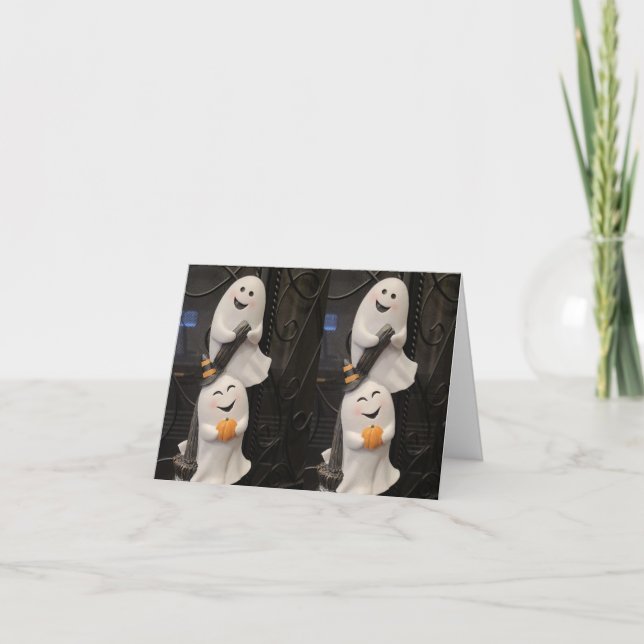 CARTE **BOO TO YOU / HAPPY HALLOWEEN AUSSI** (Devant)