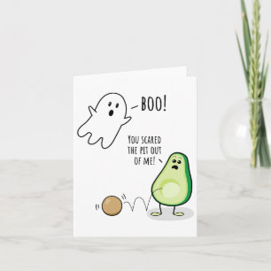 Carte Boo Vous A Fait Une Peur Bleue Drôle Fantôme Avoca