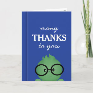 Carte Bookworm Merci