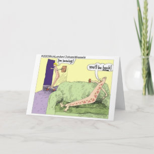 Carte Boomerang Relagionships Funky Cartoon Cadeaux & Te