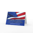 Boot Camp Graduation Félicitations-U.S.Flag