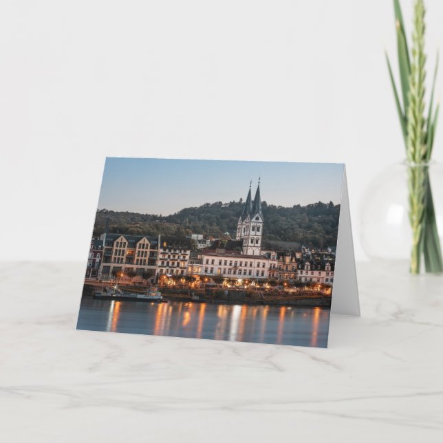 Carte Boppard Allemagne (Devant)